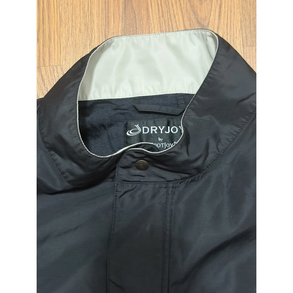 FootJoy DryJoys Rain Jacket Mens XXL Golf Pullover Waterproof Black